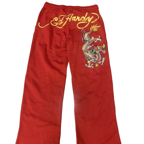 ED HARDY Women's Dragon Sweatpants - Picture 1 of 4